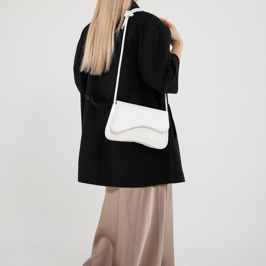 Women's Texture Solid Color Fashion Western Style Shoulder Bags