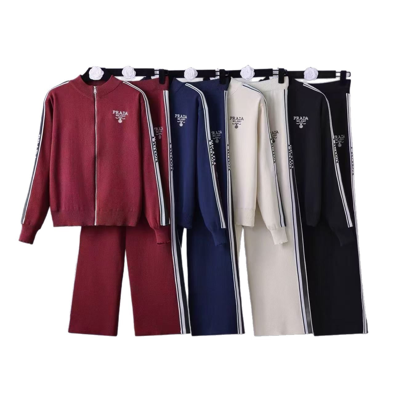 Women's Casual Sportswear Knitting Autumn Fashionable Stylish Suits