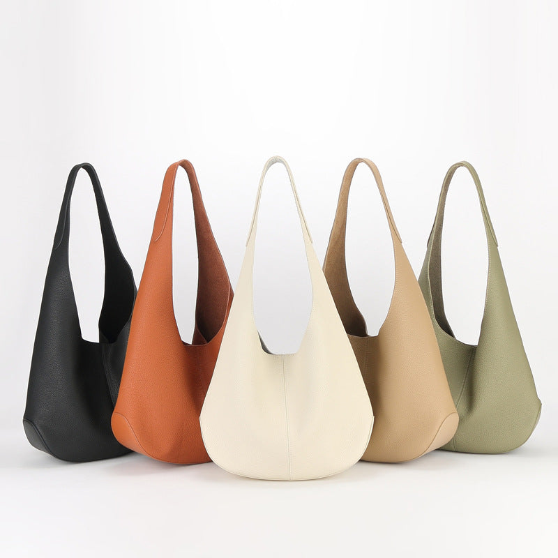 Women's High-grade Genuine Leather Fashion Lazy Simple Bags