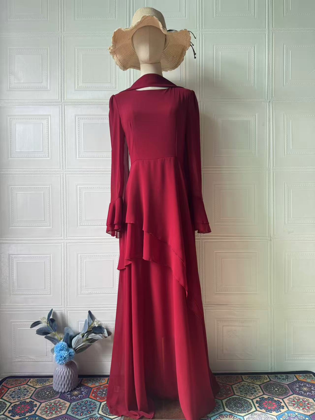 Spring Design Sense Fashion Long Sleeve Dresses