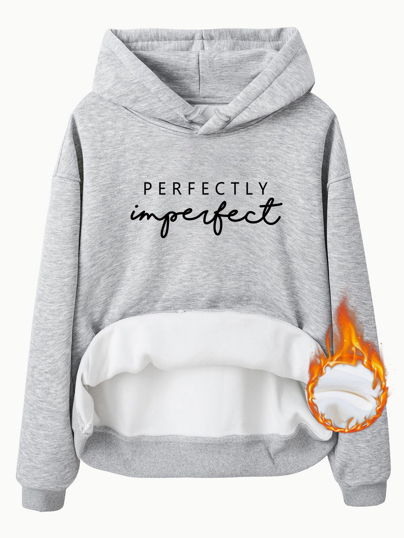 Women's European Kangaroo Pocket Hooded Long Sleeve Fleece Women's Sweater, Sweater