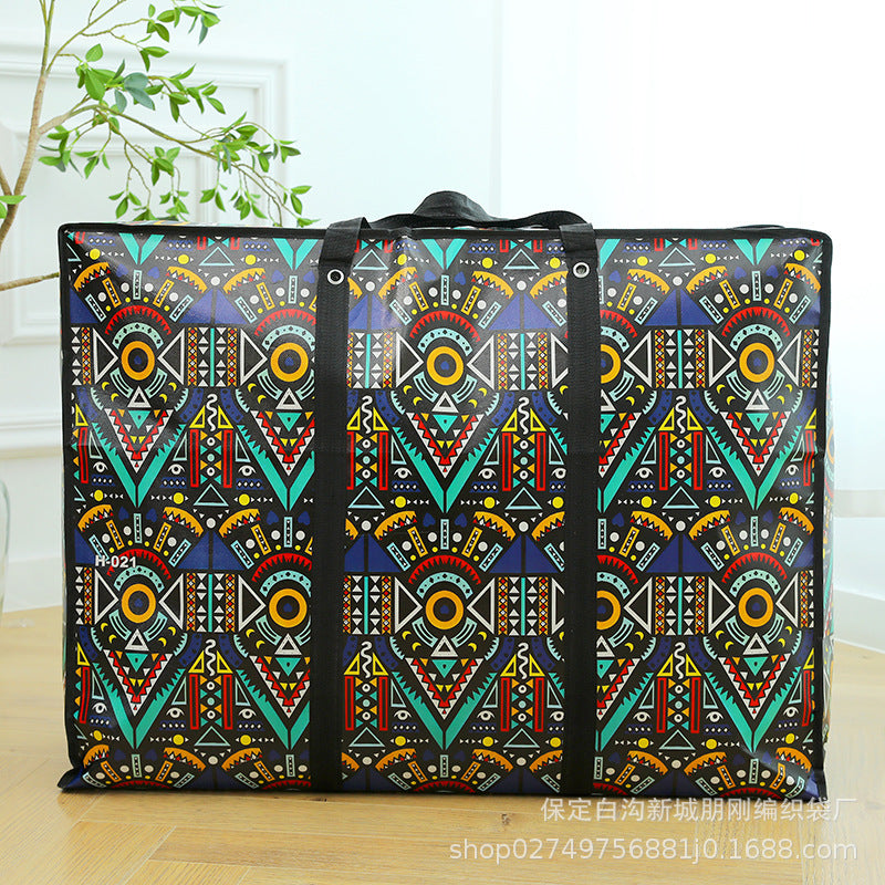 Color Printing Fabric Film Moving Trend Travel Bags