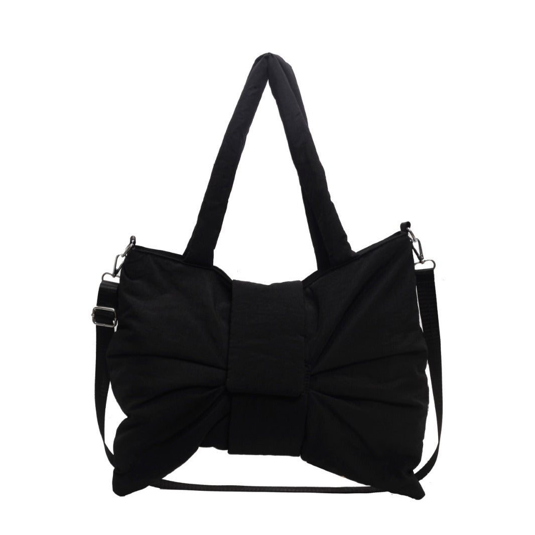 Women's Style Bow Nylon Cloth Class Canvas Bags