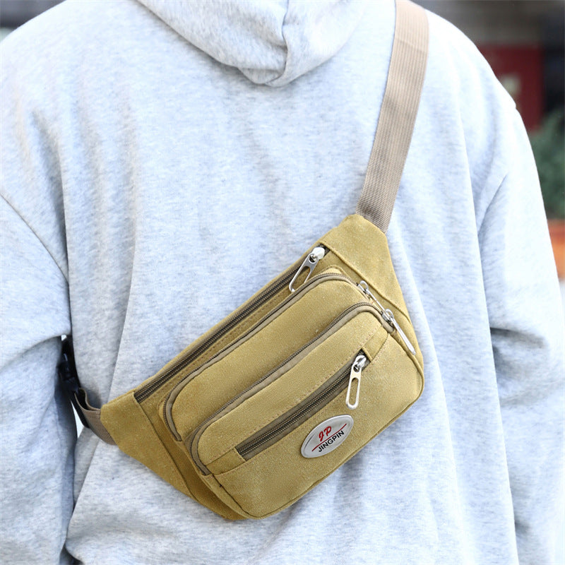 Men's Iron Mark Canvas Tools Mobile Portable Men's Waist Packs