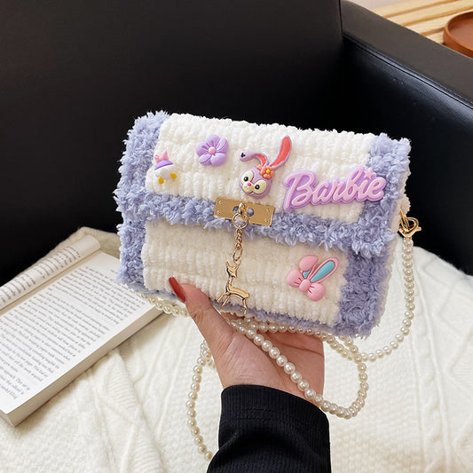 Hand-woven Cartoon Homemade Material For Free Crossbody Bags