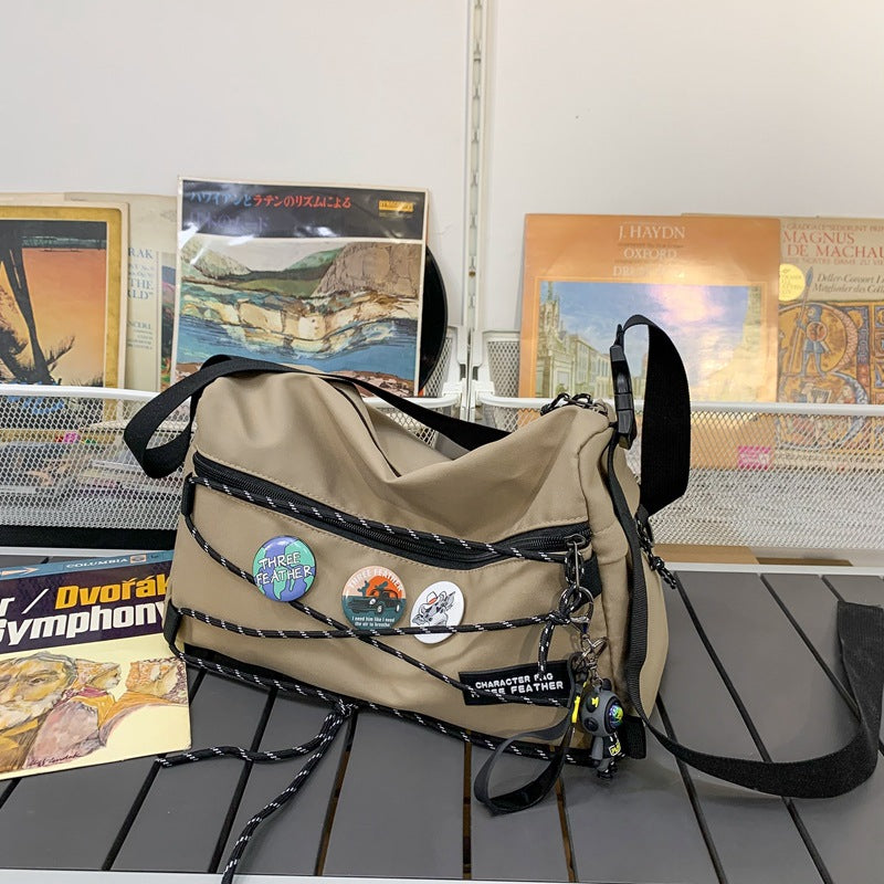 Men's Male Youth Less Large Capacity Street Men's Messenger Bags
