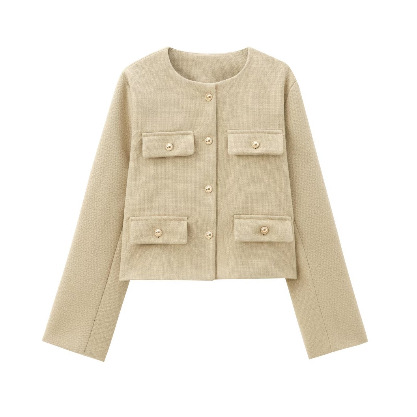 Women's Classic Style Fashion Button Decoration Coats