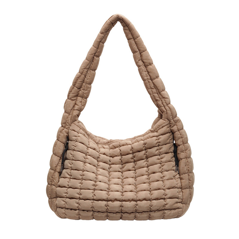 Women's Pleated Large Personalized Minority Capacity Dumpling Bags