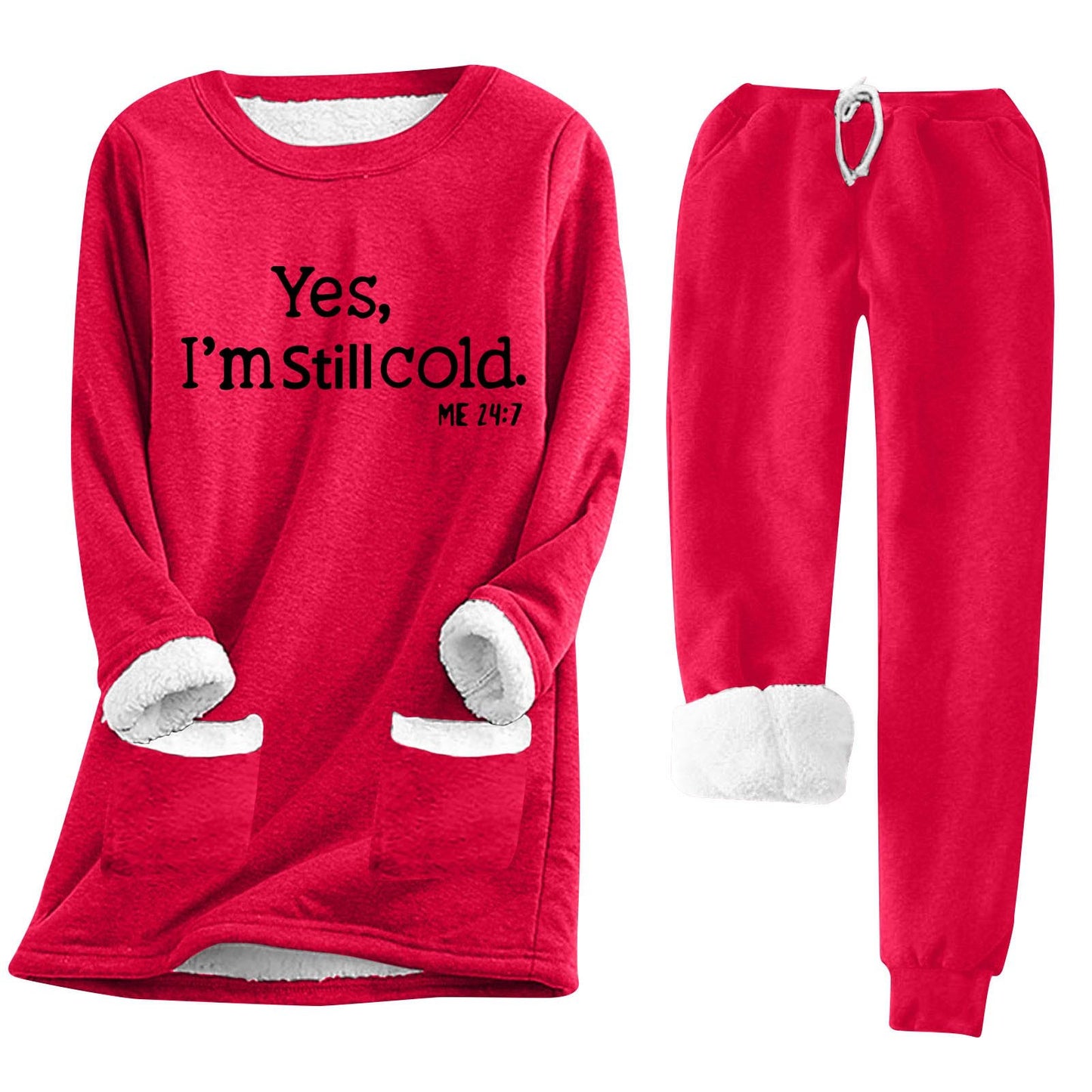 Women's Long-sleeved Pullover Casual Thickening Letter Print Sweaters