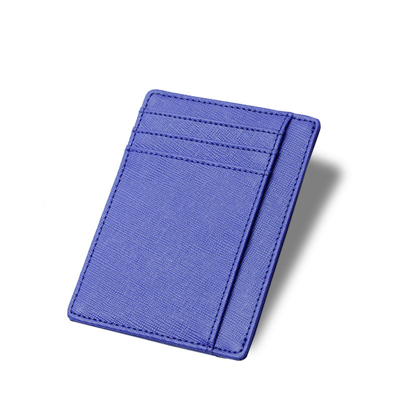 Women's & Men's & Leather Lightweight Clip First Layer Card Holder