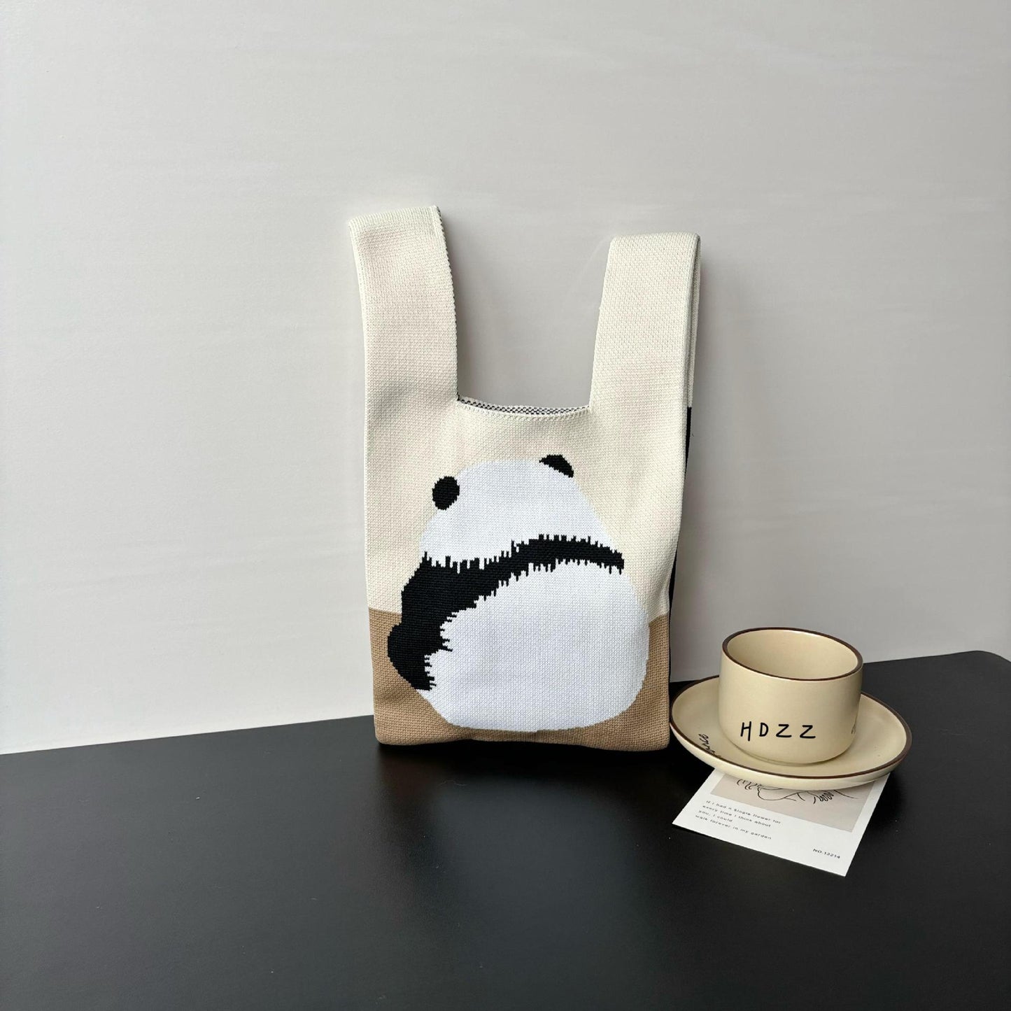 Cartoon Wrist Large Capacity Minority Hand Handbags
