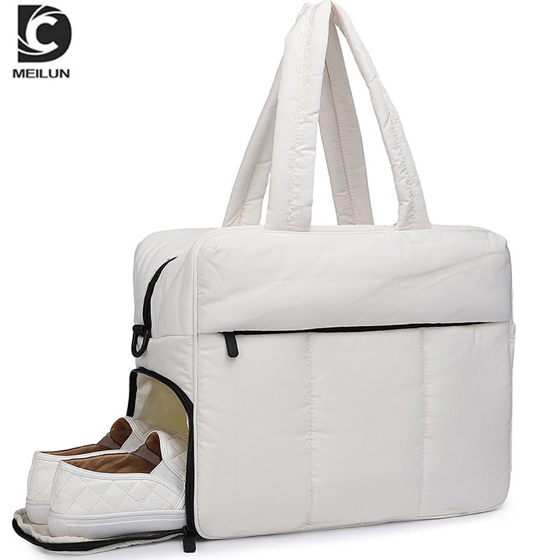 Women's & Men's & Portable Winter Coat Large Capacity Tote Bags