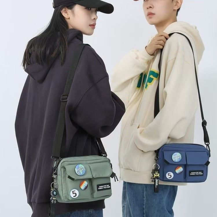 Women's & Men's & Trendy Leisure Mobile Simple Lightweight Men's Messenger Bags