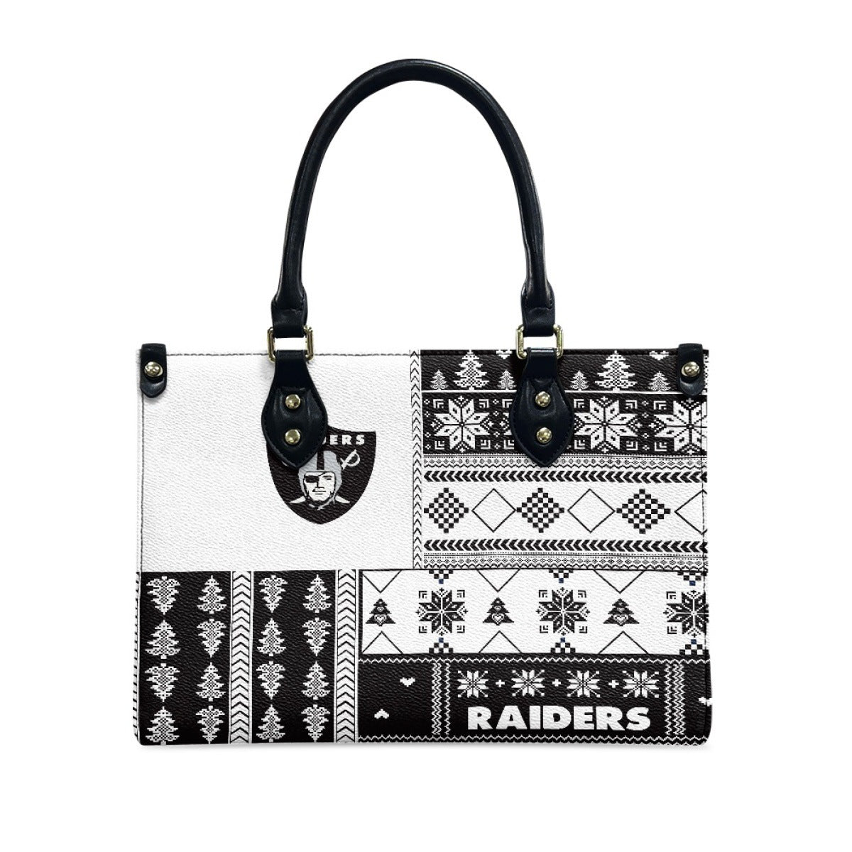 Women's San Francisco People Christmas Pattern Element Handbags