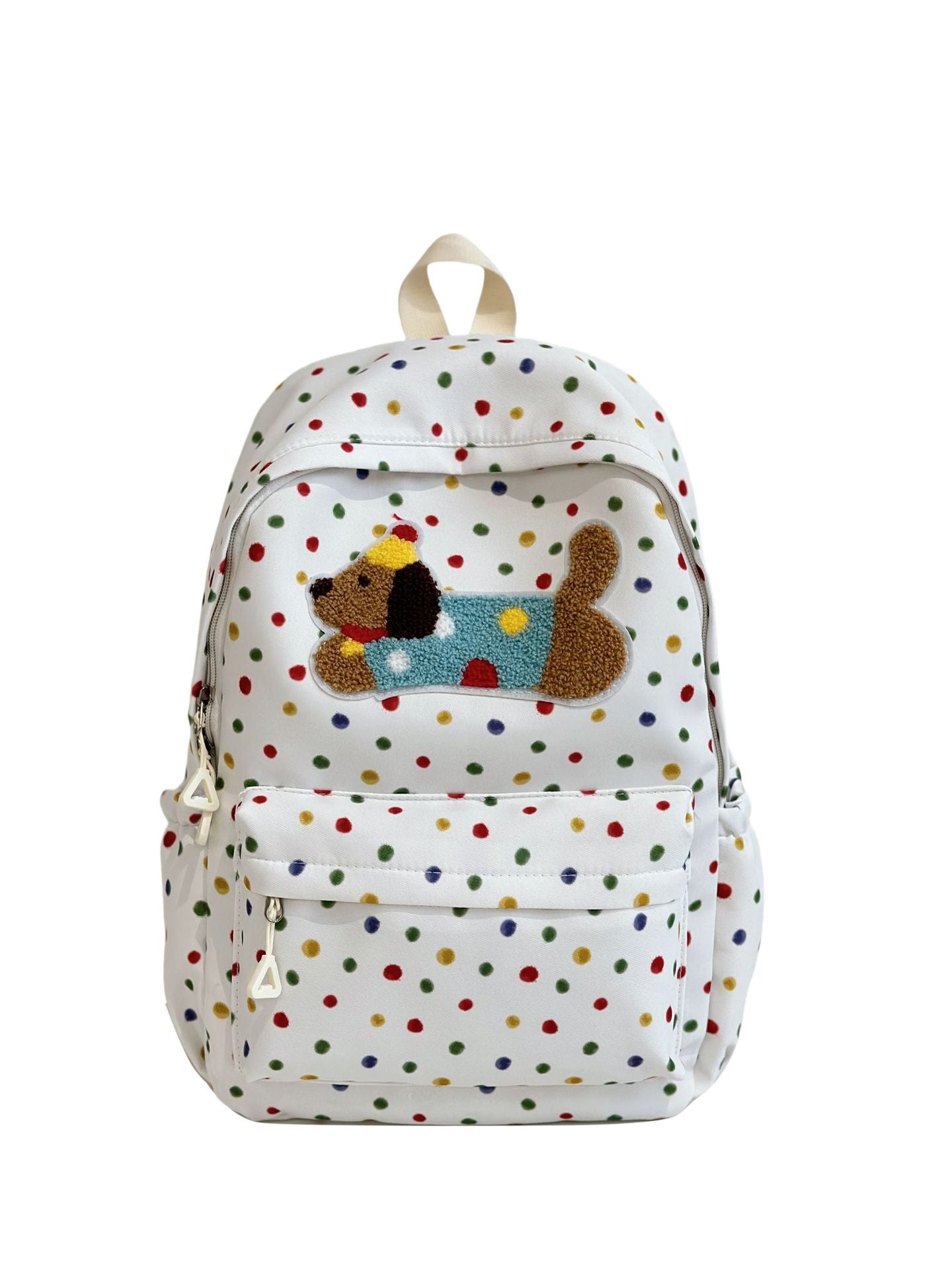 Early High Trendy Polka Dot Large Middle School Students' Schoolbags