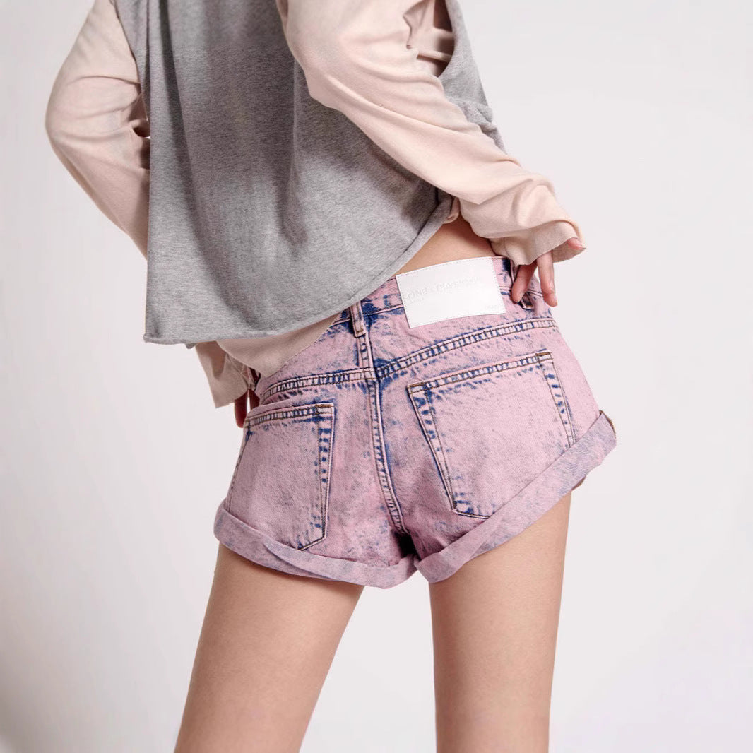 Casual Charming Women's Summer Denim Washed Women's Jeans