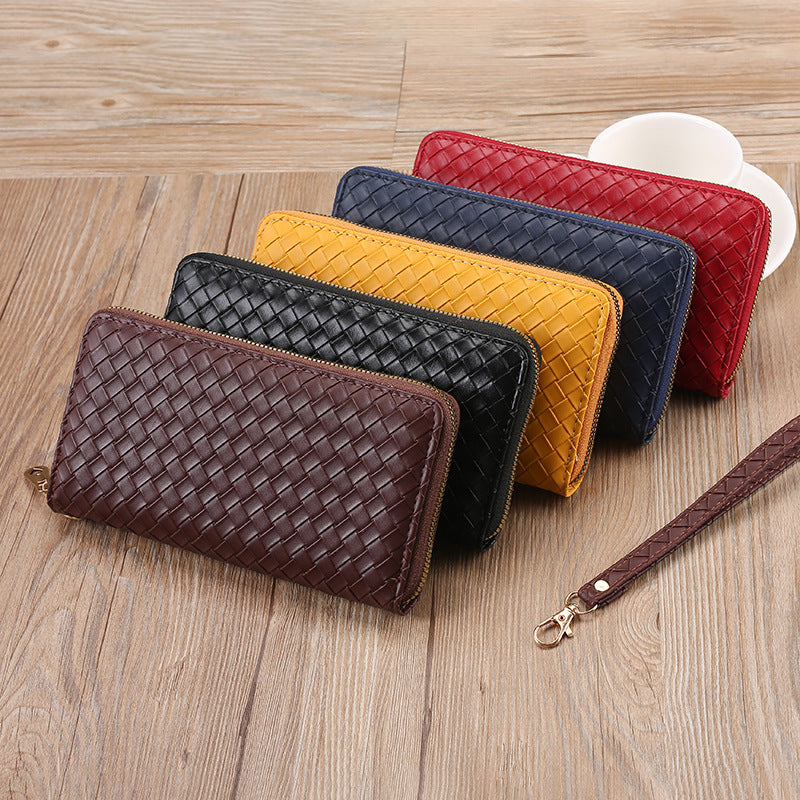 Trendy Long Premium Organ Zipper Unisex Card Holder