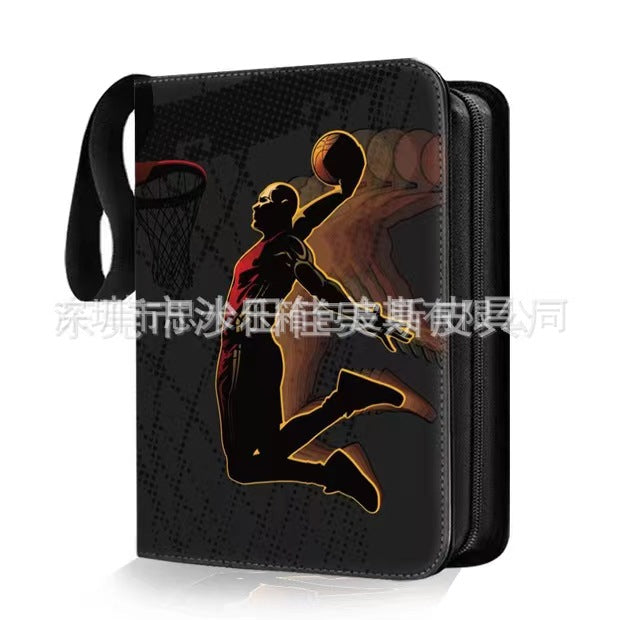 Elegant Binder Zipper Book Game Collection Card Holder