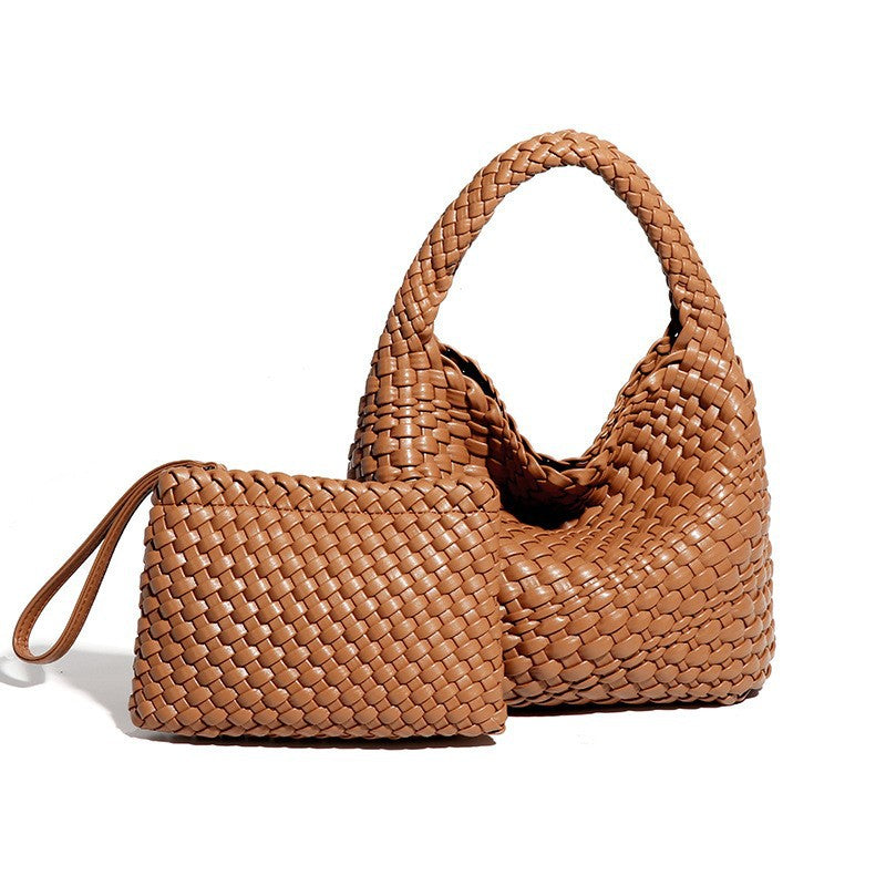 Fashion High-grade Handmade Woven Mother Large Bags