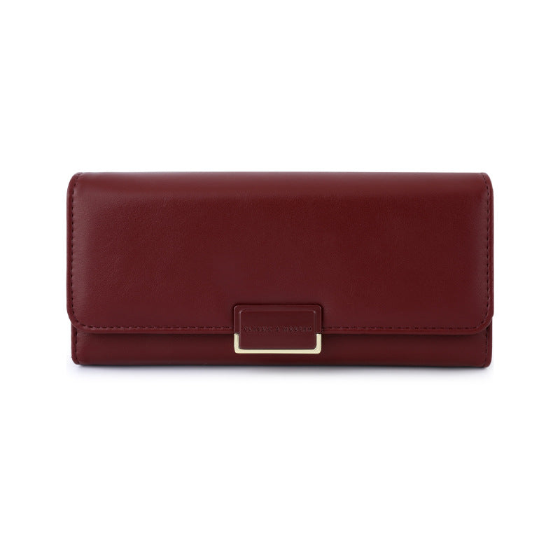 Women's Simple Fashion Long Large Capacity Ladies Wallets
