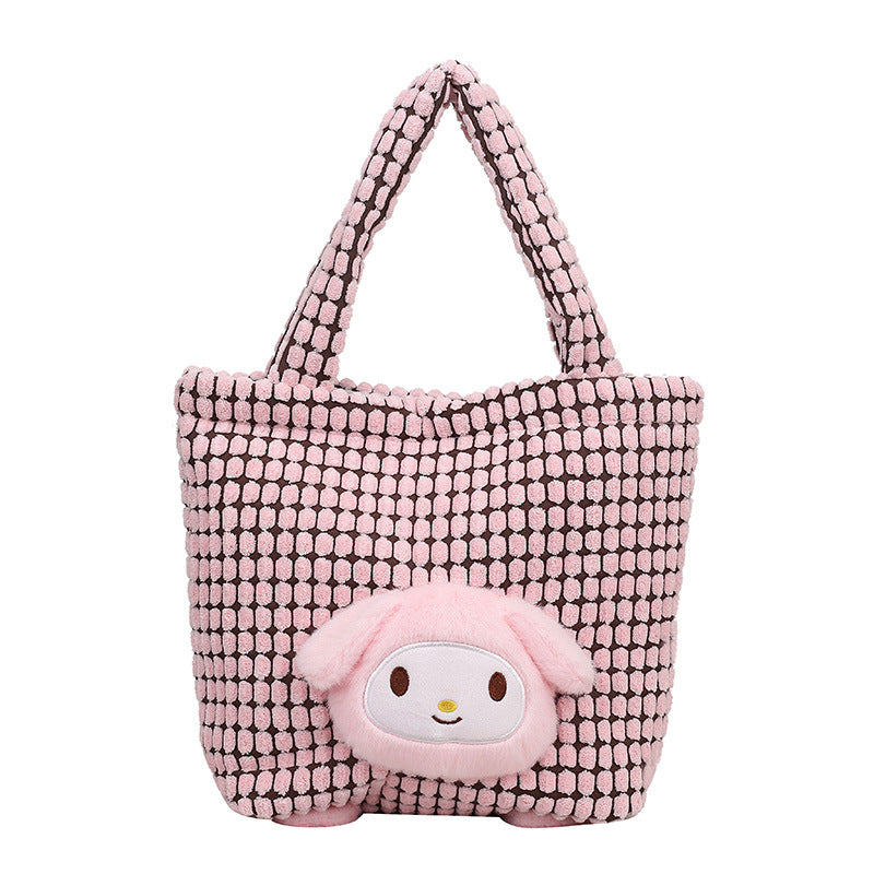 Hand Creative Cute Capybara Doll Storage Handbags