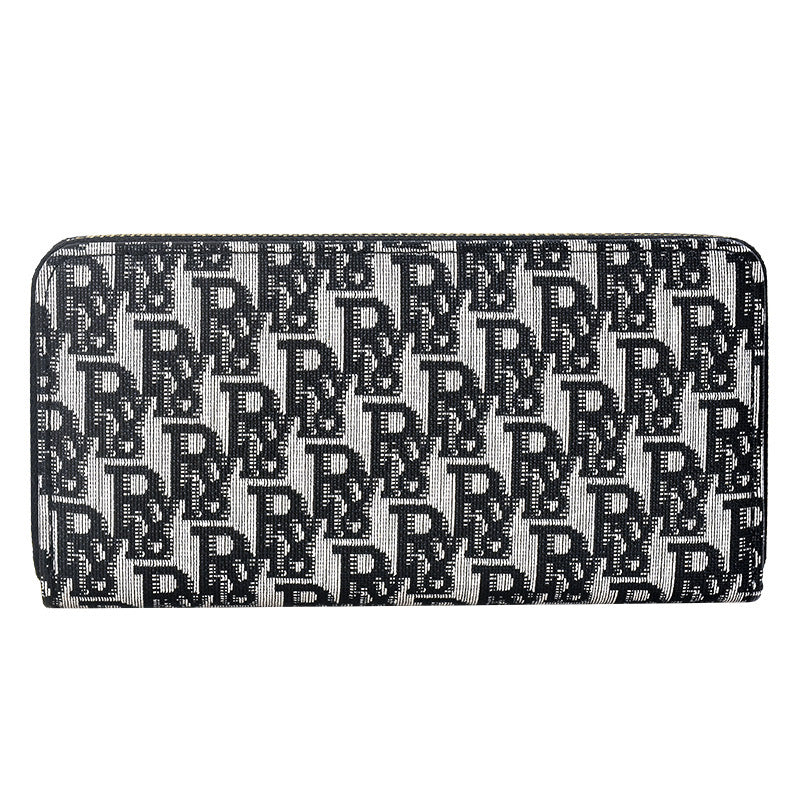 Women's Female Fashion Frosted Large Capacity Double Ladies Wallets