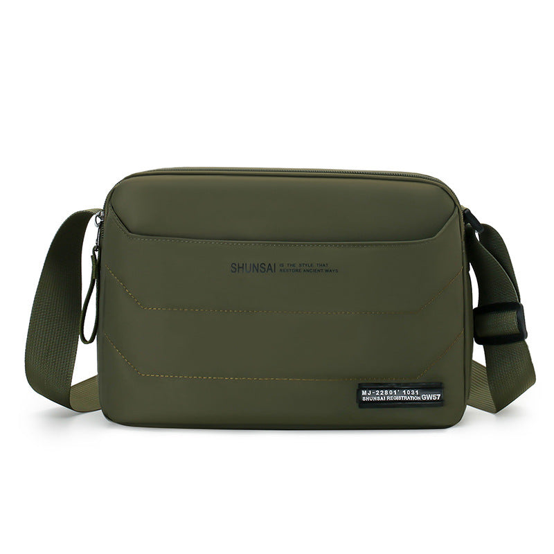 Men's Fashion Solid Color Simple Lightweight Men's Shoulder Bags