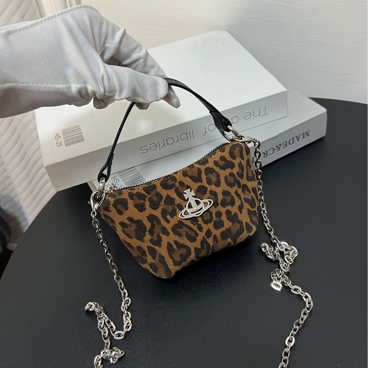 Fashion Elegant Print Chain Spicy Earphone Bags