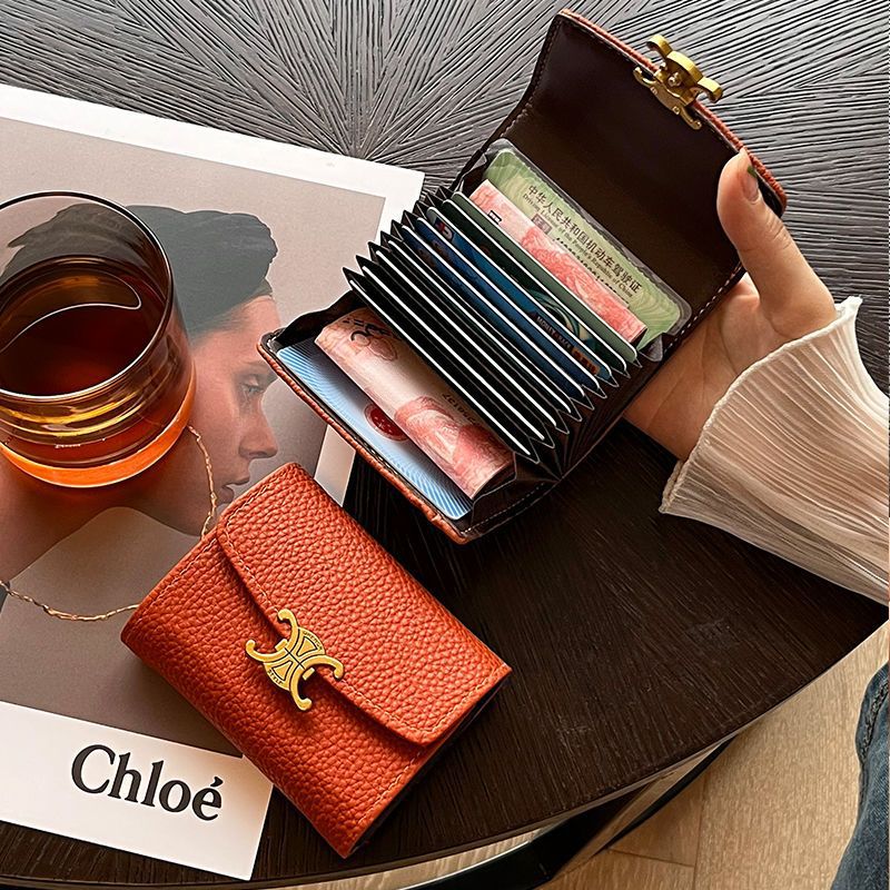 Style Advanced Light Luxury Certificate Multiple Card Holder