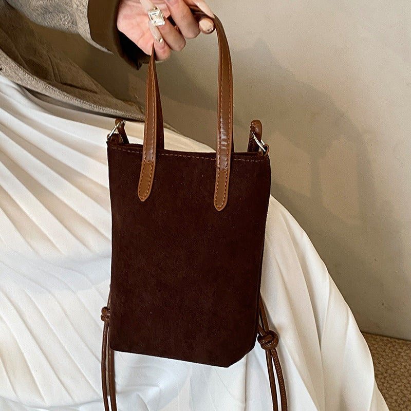 Women's High-grade Design Fashion Frosted Vintage Shoulder Bags