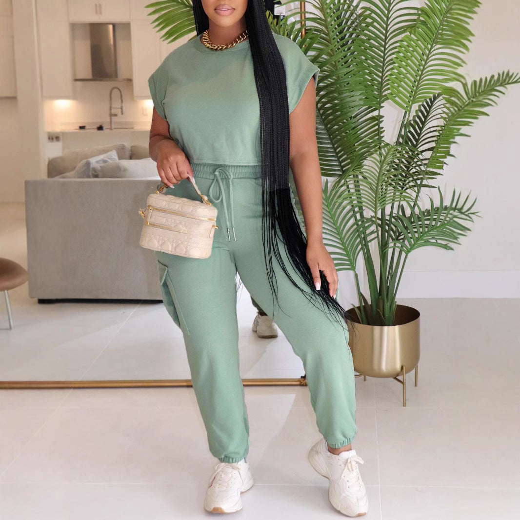 Classic New Women's Solid Color Trousers Suits