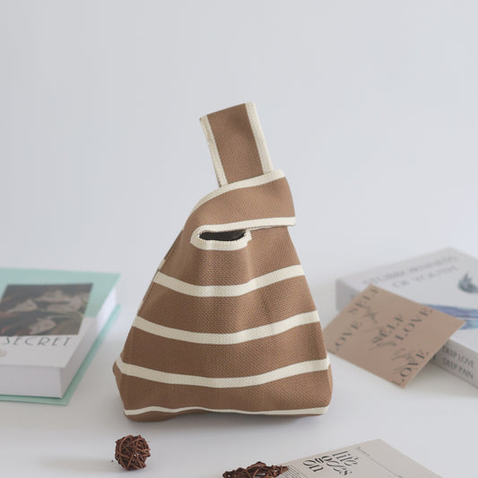 Women's Knitted Woven Vest Simple Gift Handbags