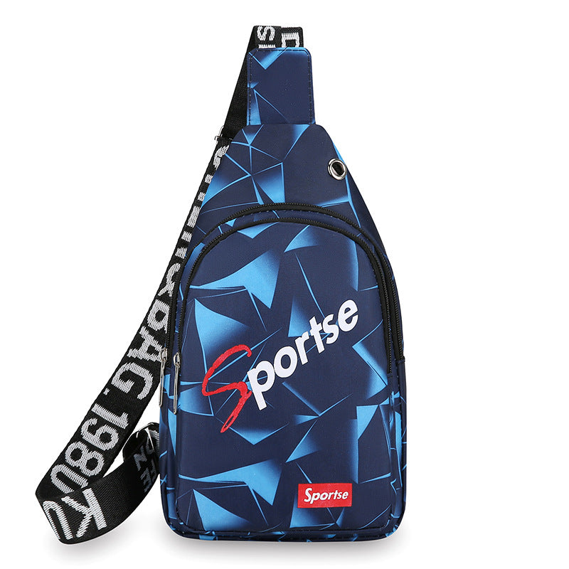 Men's Fashion Waterproof Nylon Cloth Retail Men's Chest Bags