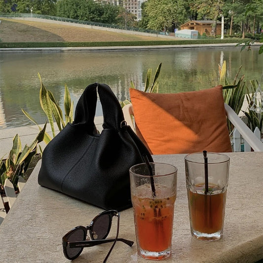 Women's Design Dumpling High Sense Lunch Box Shoulder Bags