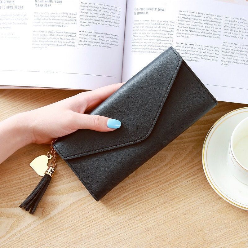 Women's Tassel Pendant Long Fashion Korean Style Ladies Wallets