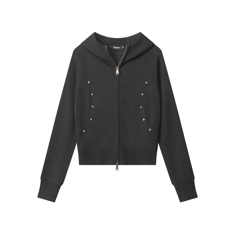 Women's Innovative Hoodie American Double Zipper Sweaters