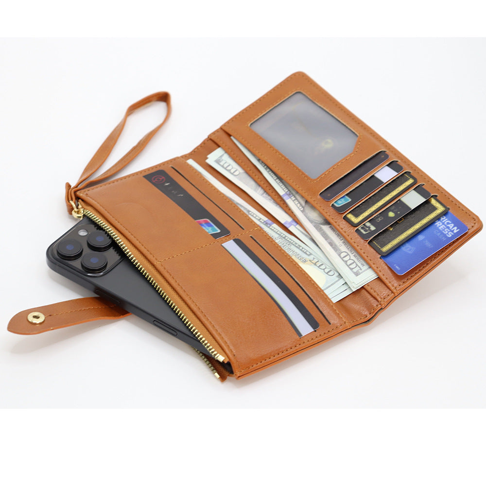 Women's Fresh Sweet Two-fold Long Multiple Slots Purses