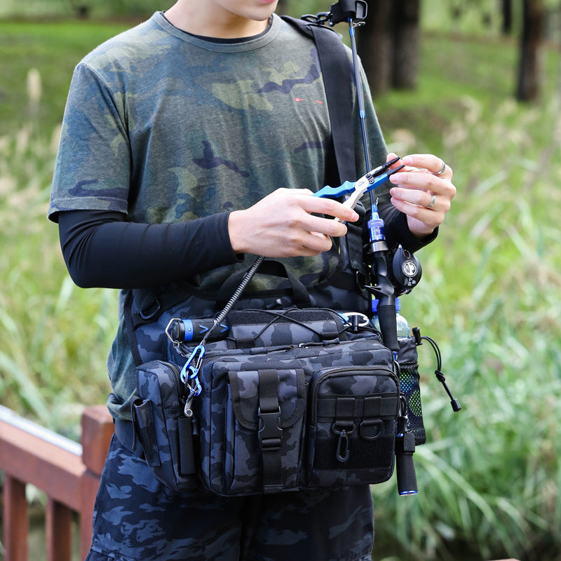 Men's Lure Large Capacity Dedicated Fishing Camouflage Sports Backpacks