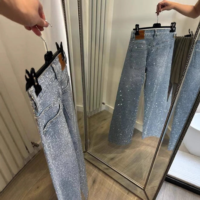 Women's Design High Waist Wash Spring Loose Pants