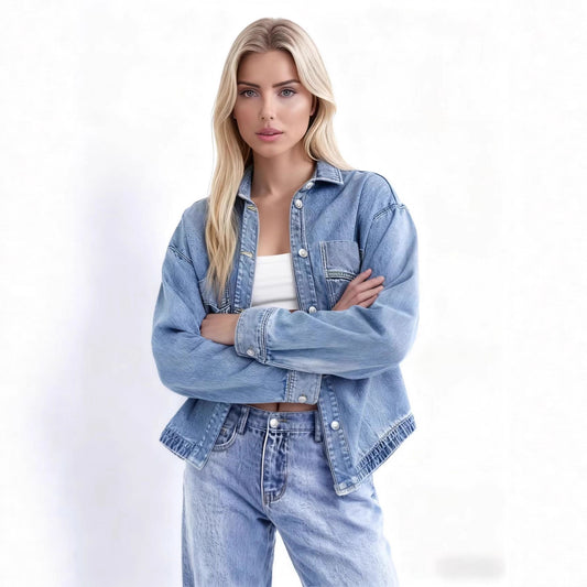Retro Loose Casual Early Autumn Split Blouses
