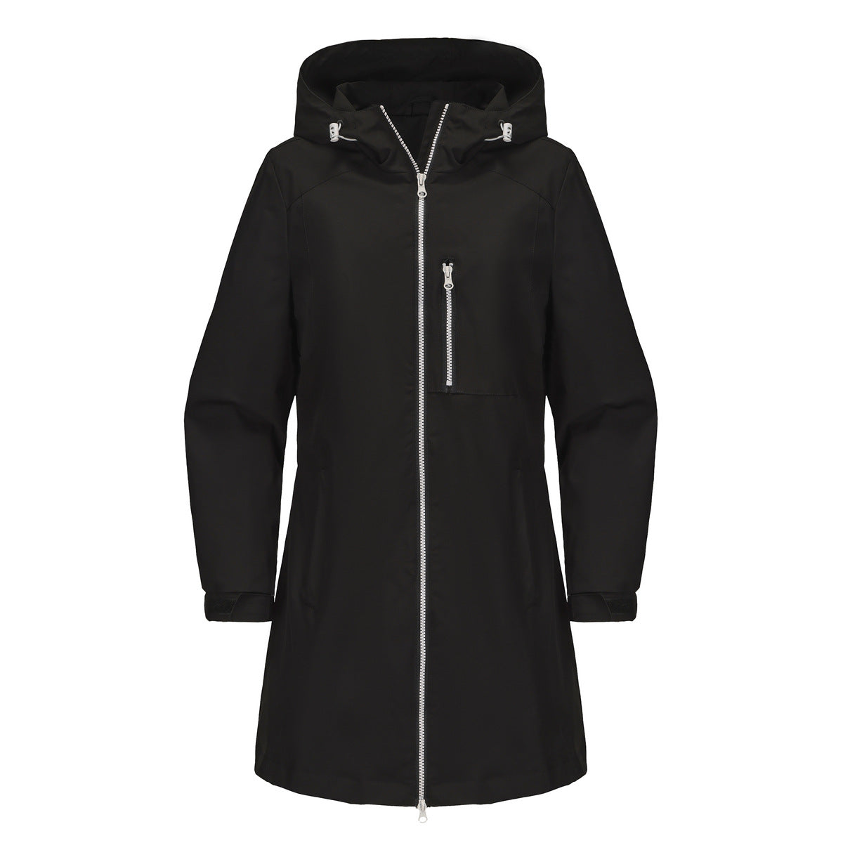 Women's Windbreaker Hooded Long Sleeve Loose Leisure Coats