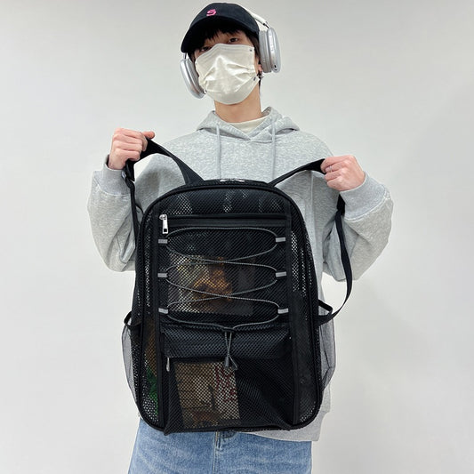 Beautiful Mesh Large Capacity Beach Breathable Backpacks