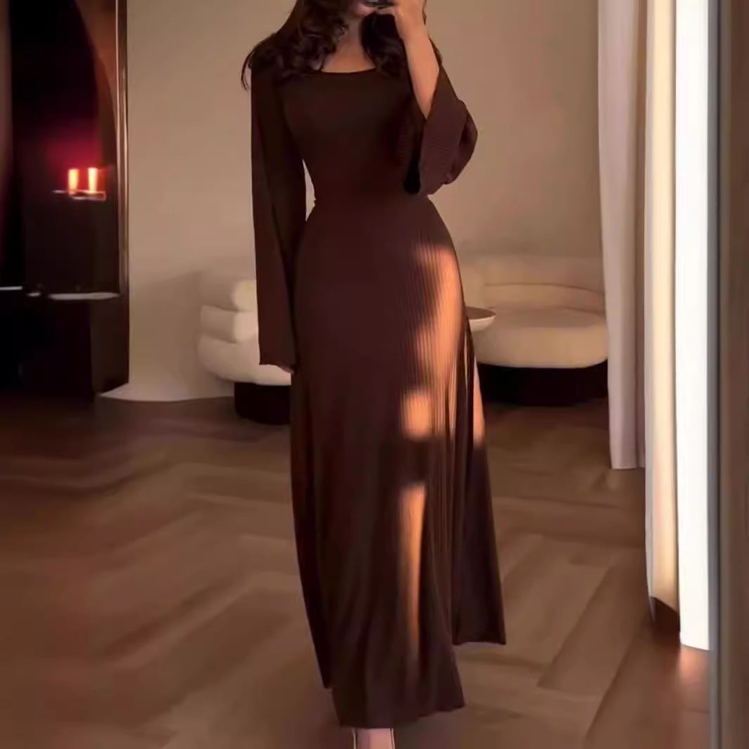 Women's Long Sleeve Loose Leisure Professional Dress