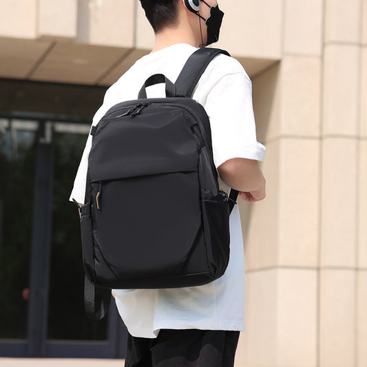 Simple Neutral Solid Color Short Trip Backpacks