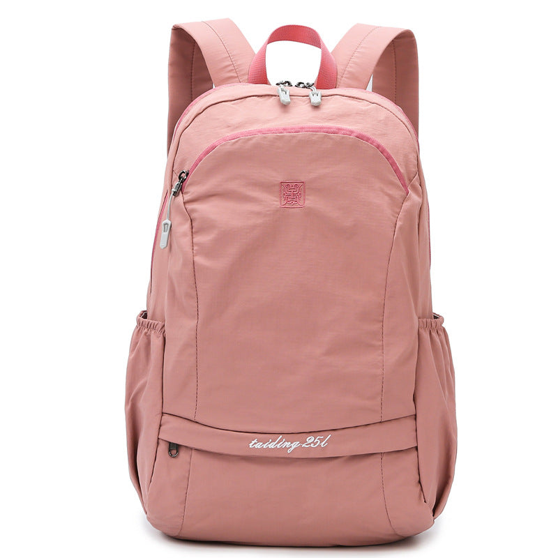Fashion Trend Foldable Waterproof Couple Model Middle School Students' Schoolbags