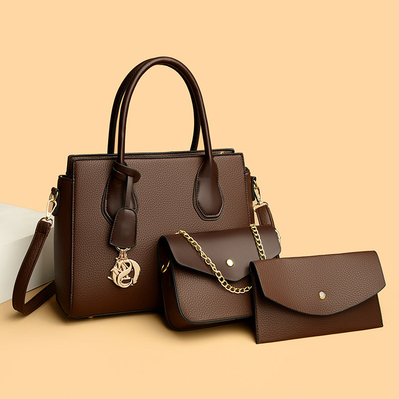 Women's Retro Fashion Portable One Combination Handbags