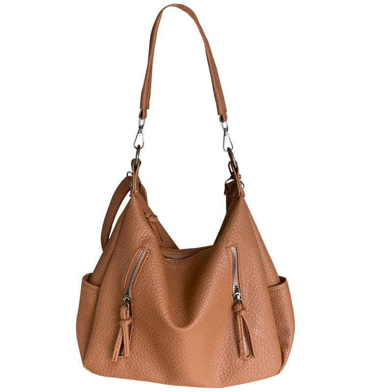 Women's Trendy Retro Underarm Niche Large Capacity Shoulder Bags