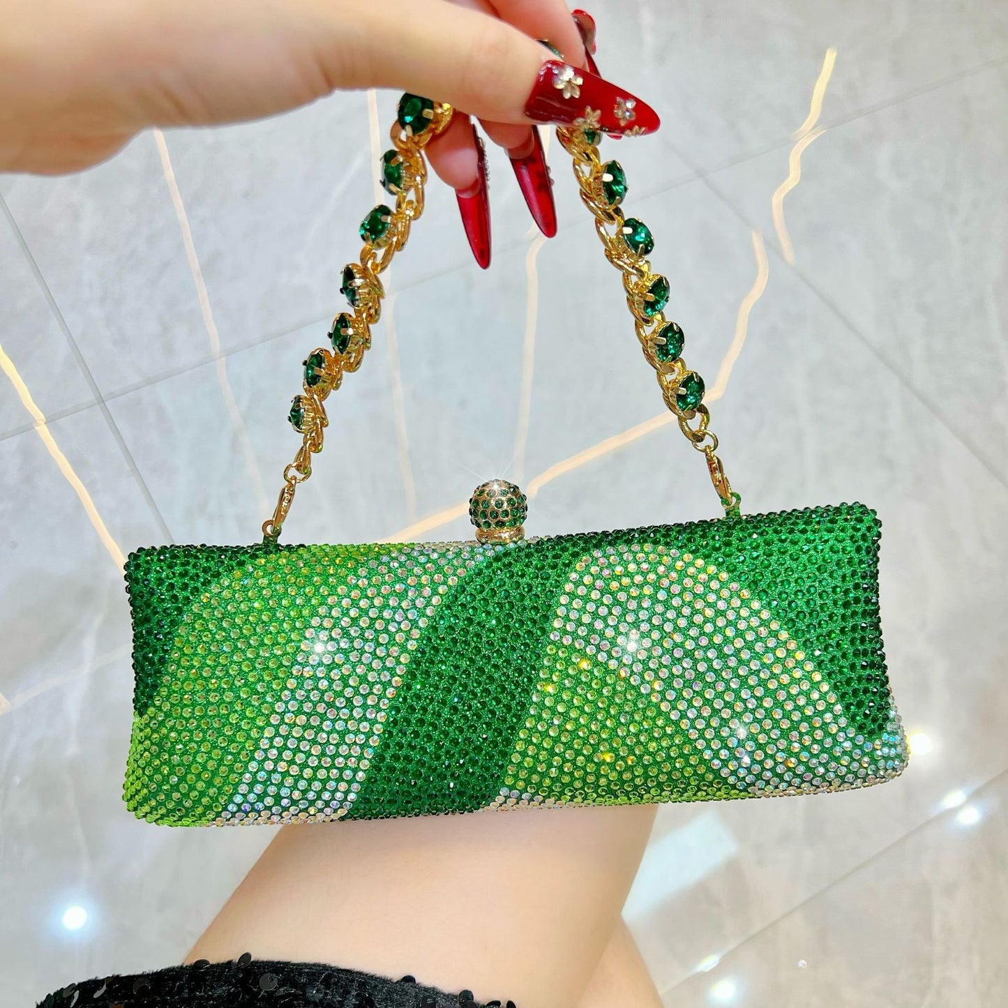 Versatile Horizontal Clutch Banquet Affordable Luxury Evening Bags