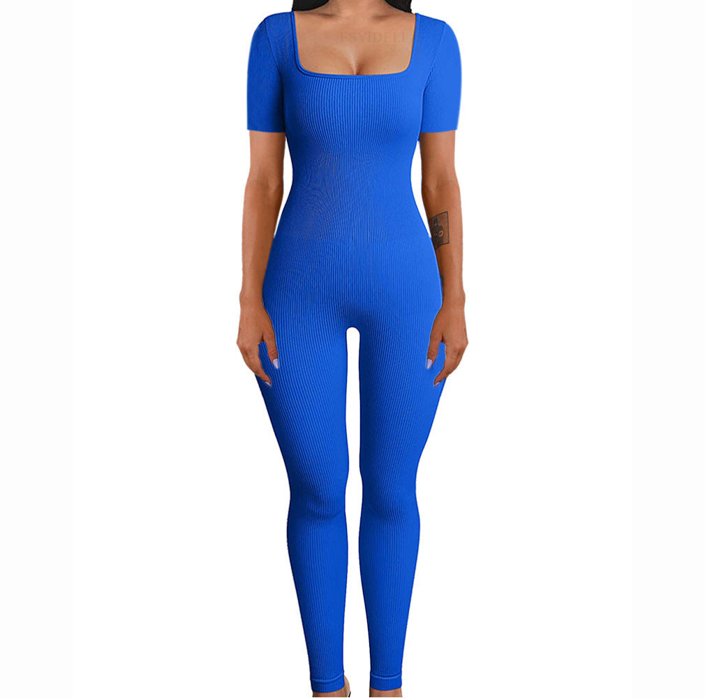 Women's Hip Raise Slim Fit Sexy Yoga Sports Women's Jumpsuit/clothing
