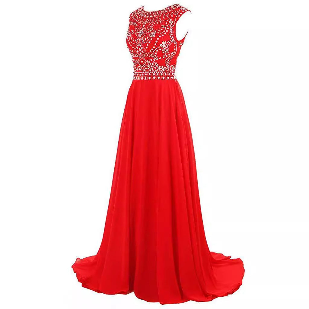 Tail Chiffon Sexy Bridesmaid Dress Double Wedding Dresses